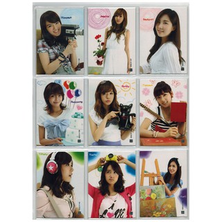 SNSD Girls Generation Normal Card "GG2.5 136-144" (การ์ดธรรมดา) Official Collection Card Season 2.5 ของแท้จากเกาหลี