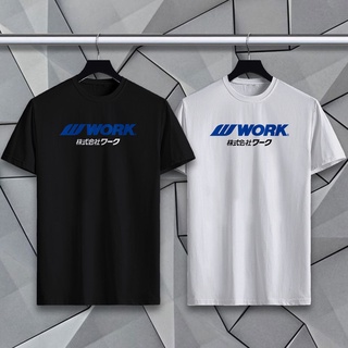 เสื้อคู่ เสื้อแฟชั่นผญ ✷ล้อทํางาน JDM เสื้อยืดคลาสสิก Unisex ผ้าฝ้าย 100% [พร้อมสต็อก] อะนิเมะ (n!