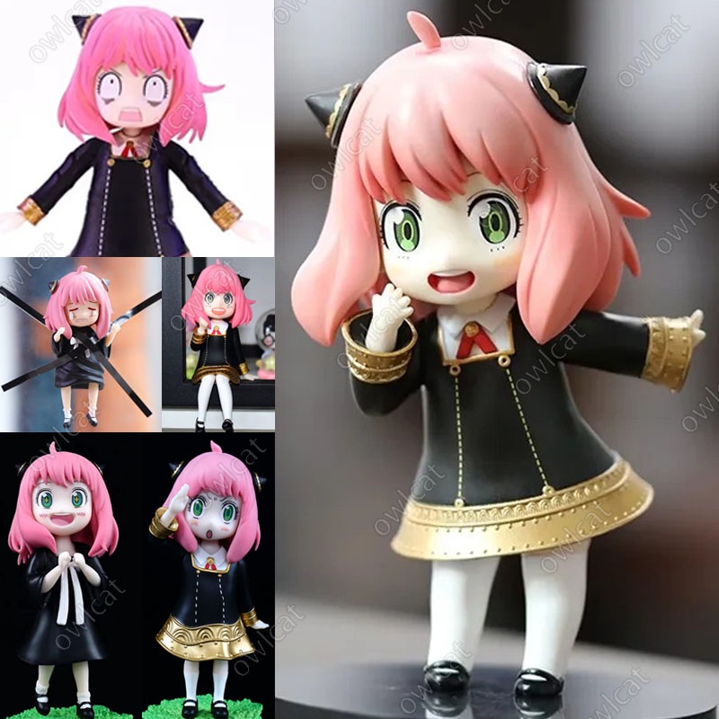 โมเดลฟิกเกอร์อนิเมะ Spy X Family Anya Forger Anime Ver.10-18cm Test Subject "007" Figure Telepath 2-