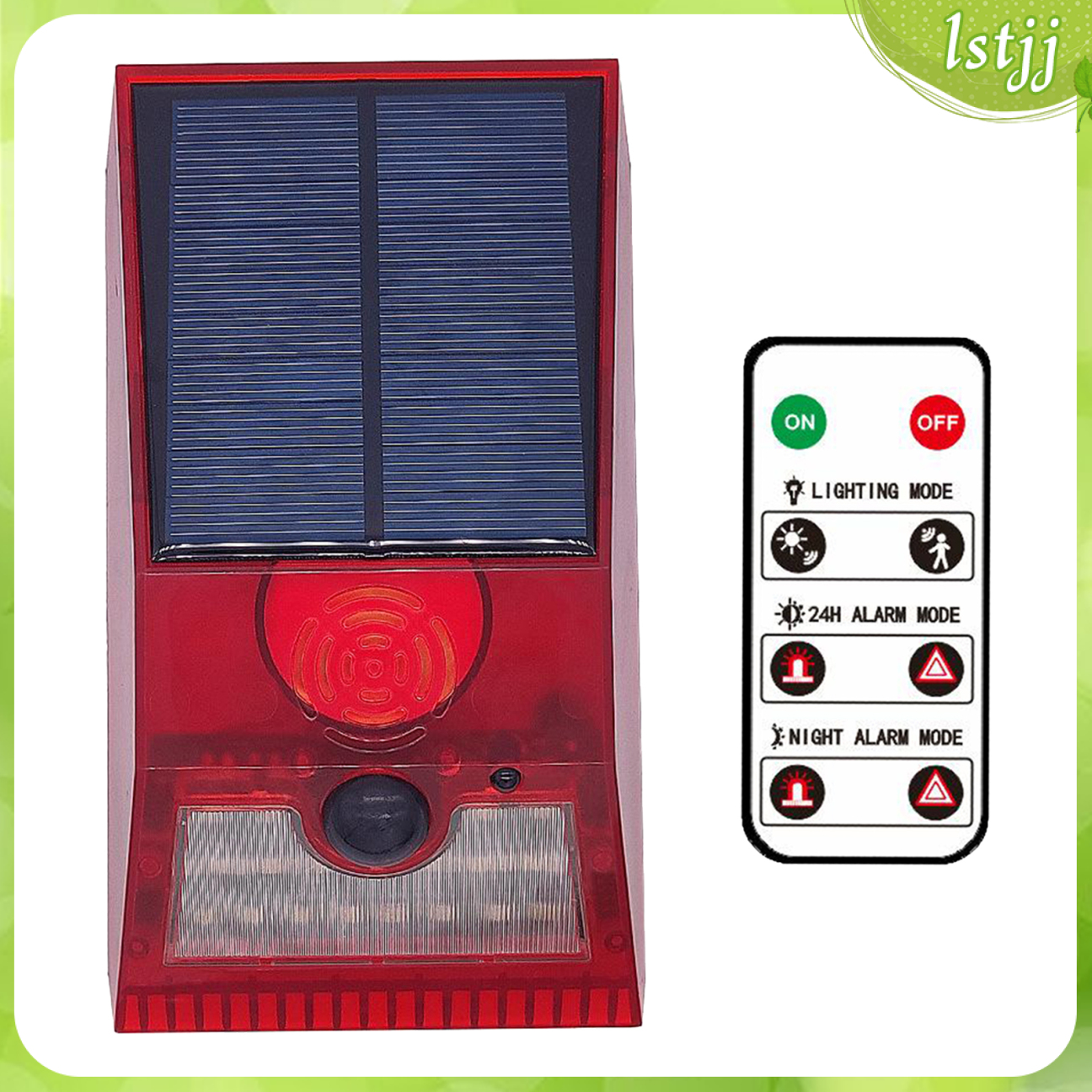 Siren Alarm Lamp with Remote Control, Sound 24 Hours+Night Mode