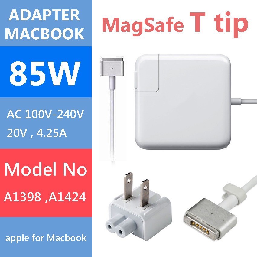 ราคาพิเศษ Adapter Macbook macsafe 2 85W อแดปเตอร์ ประกันร้าน 6 เดือนเต็ม