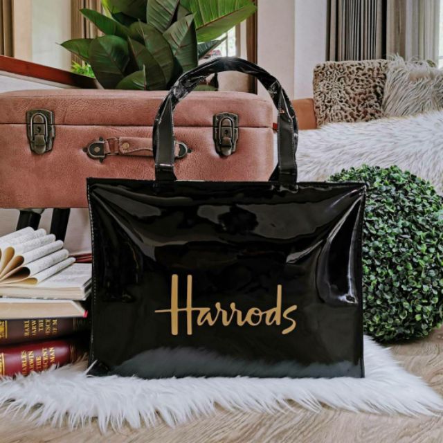 Harrods London Top-handle Shopping Bag กระเป๋า Shopping Bag (Size L)