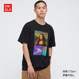 [S-5XL]Uniqlo เสื้อยืดแขนสั้นพิมพ์ลายสําหรับผู้ชายและผู้หญิง 434378uniqlo