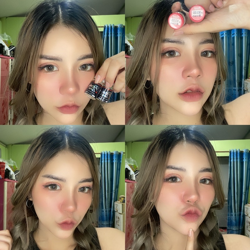 (ในไลฟ์เหลือ 50.-👀) คอนแทคเลนส์ บิ๊กอาย pony brown/forum gray/oh soul/milli gray/tommy gray (ซื้อ 2 