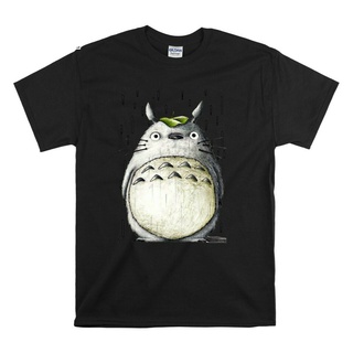 [S-5XL] เสื้อยืด พิมพ์ลาย My Neighbor Totoro Ghibli แฟชั่นวินเทจ สไตล์เกาหลี