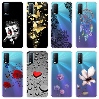 เคสสำหรับ VIVO Y12s Case Silicone Back Cover Soft Casing VIVOY12s Y 12s cartoon TPU เคส