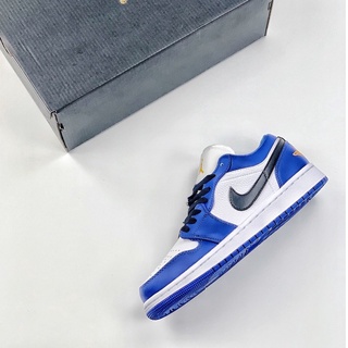 รองเท้า N ike Air Jo rdan 1 Low "Blue" ✅มีเก็บเงินปลายทาง