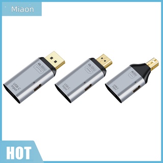 Type C Female To Hdmi-Compatible Displayport Dp Male อะแดปเตอร์ Male 4K 60Hz สําหรับ Pc