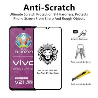 9H Full ฟิล์มกระจก เต็มจอ FOR VIVO Y03 Y18 Y20sg Y22 Y22s Y27 Y27s Y28 V23e V25 Y31s Y35 Y36 5G Temperedglass full