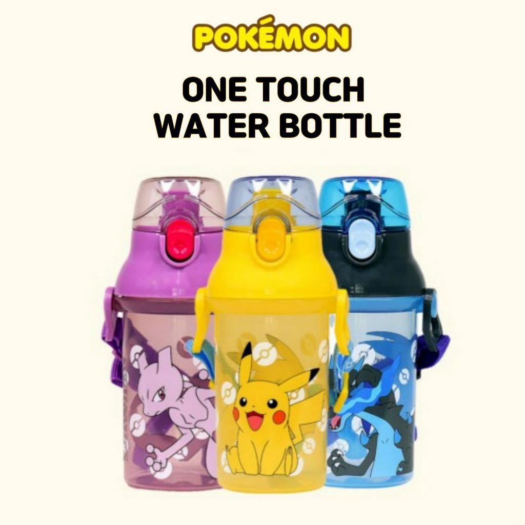 ขวดน้ําสําหรับเด็ก - Pokémon Pikachu Mewtwo Charizard - ดีไซน์สัมผัสเดียว
