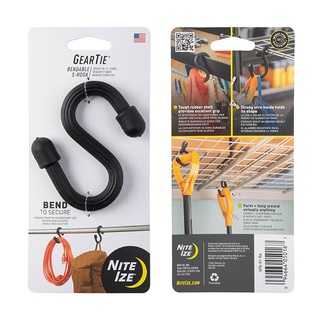 Niteize Gear Tie Bendable S-Hook - Black