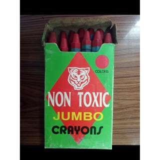 สีเทียน ชอล์ก สำหรับงานก่อสร้าง ยี่ห้อ หน้ากากเสือ มีให้เลือกสองสี; สีขาว&amp;สีแดง CRAYONS สินค้าคุณภาพ (ของแท้ 100%)by JHW