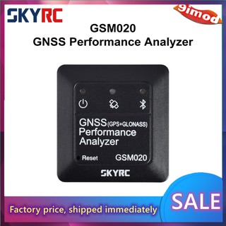 Skyrc GSM020 GNSS เครื่องวิเคราะห์ประสิทธิภาพ พลังงาน บลูทูธ APP GPS เครื่องวัดความเร็ว สําหรับรถบังคับ เฮลิคอปเตอร์ โดรน FPV