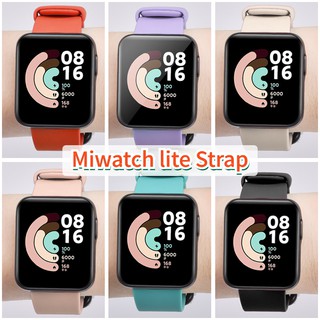 สายนาฬิกาข้อมือซิลิโคนสําหรับ Xiaomi Mi Wath Lite / Redmi
