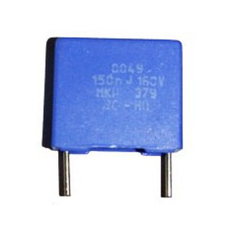 150nJ 160V  MKP ตัวเก็บประจุ โพลีเอสเตอร์  Polyester Capacitor