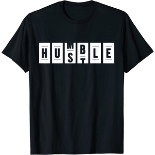 เสื้อยืดผ้าฝ้ายพรีเมี่ยม เสื้อยืด ลาย Humble Hustle Lifestyle สําหรับผู้ใหญ่