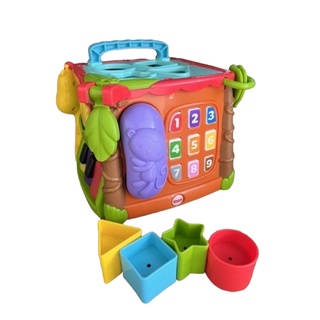 กล่องกิจกรรม Fisher Price Play &amp; Learn Activity Cube DNP32มือสองของเล่นครบ