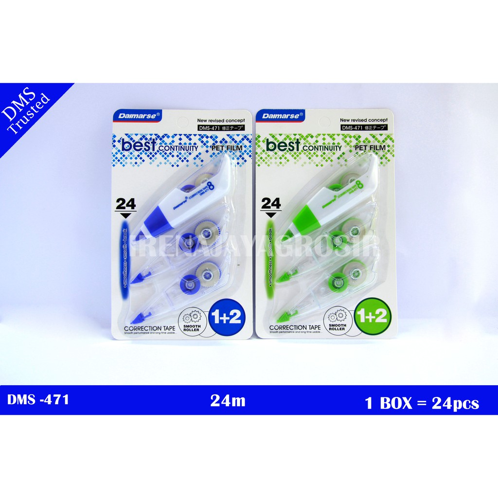 DAIMARSE Correction Tape DMS-471 เนื้อหา 3 / Type X Paper Roll 24m