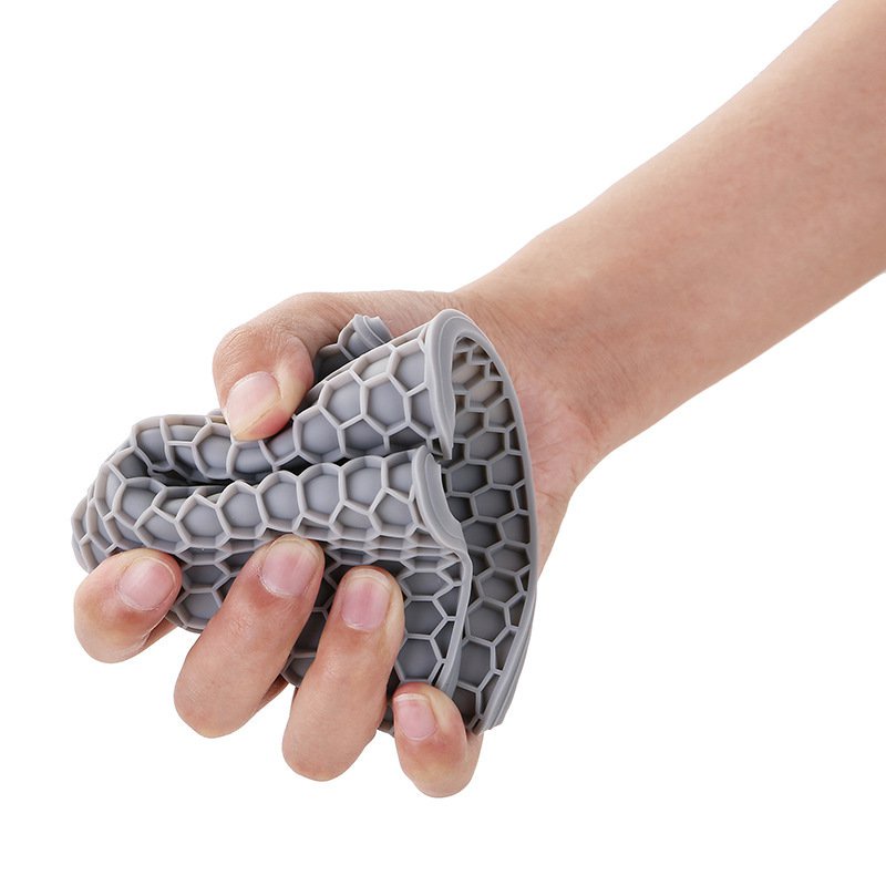 [C114]แผ่นรองของร้อน อเนกประสงค์ ซิลิโคน กันร้อน กันลื่น มี 2ขนาด 17.5/14.5 ซม. - รูปที่ 5