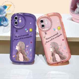 เคสโทรศัพท์มือถือ ซิลิโคน ลายผู้หญิงน่ารัก สําหรับ OPPO Reno 8T 5G Reno 7Z 5G Reno6 Z 5G Reno 7 5G Reno 6 5G Reno 5Z 5G Reno 2F Reno 2Z Reno 7 Lite 5G