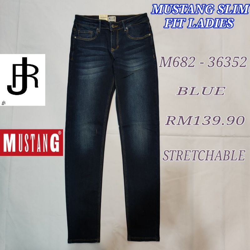 MUSTANG กางเกงยีนส์สุภาพสตรี Slim Fit STRETCHABLE M682 -36352