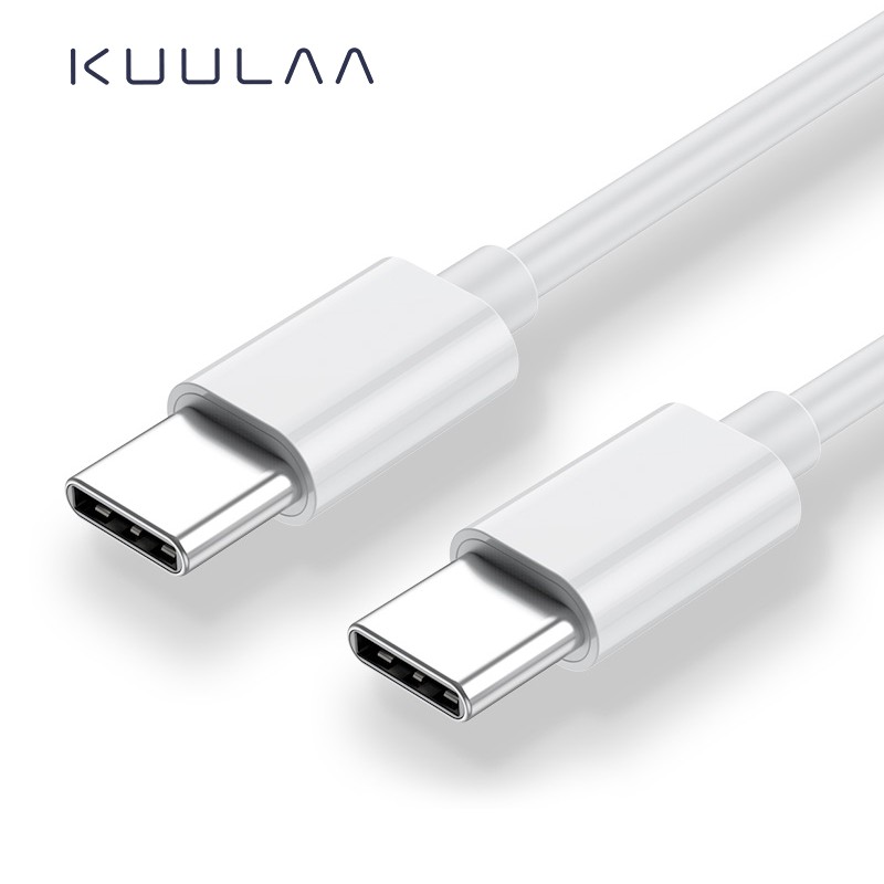 Kuulaa สายเคเบิล Usb ประเภท C ต่อ Usb พลังงาน 60 วัตต์ Pd Qc 4.0 สำหรับ Samsung Galaxy S10 S9 Xiaomi