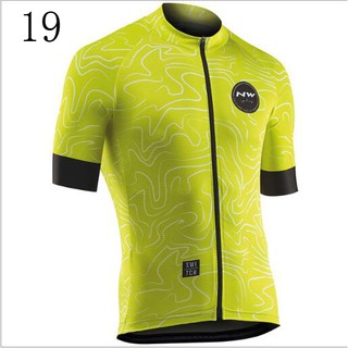 เสื้อปั่นจักรยาน2021 Cycling Bike Ride Factory Sale 2021 Fluorescent greenNew Hombre Bike Wear Anti-Wrinkle Maillot Top Pro Cyclist Clothes