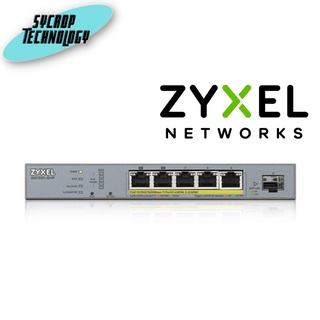 Zyxel GS1350-6HP Smart Managed PoE Switch 5 Port Gigabit 802.3bt 60W ประกันศูนย์