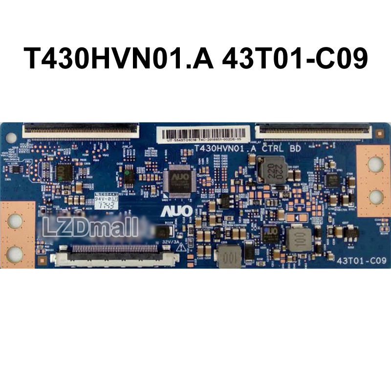 T430HVN01.1 ชิ้น TCON CTRL BD 43T01-C09 ทีวี T-CON Logic Board pxa6