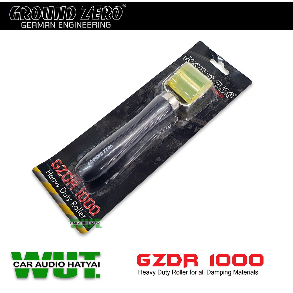 GROUND ZERO ลูกกลิ้งสำหรับติดตั้งแผ่นแดมป์ Heavy Duty Roller for all damping materials GROUND ZERO รุ่น GZDR 1000 = 1อัน