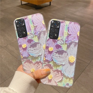 เคสโทรศัพท์ Hot Sale Casing for Xiaomi Redmi Note 11S 11 Pro 4G 5G Fashion Painting Flowers Phone Case TPU Softcase Protective Cover เคส