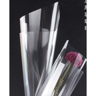 พลาสติกใส / พิมพ์ลายcongratulations ขนาด54×54cm แพ็ค 100 แผ่น