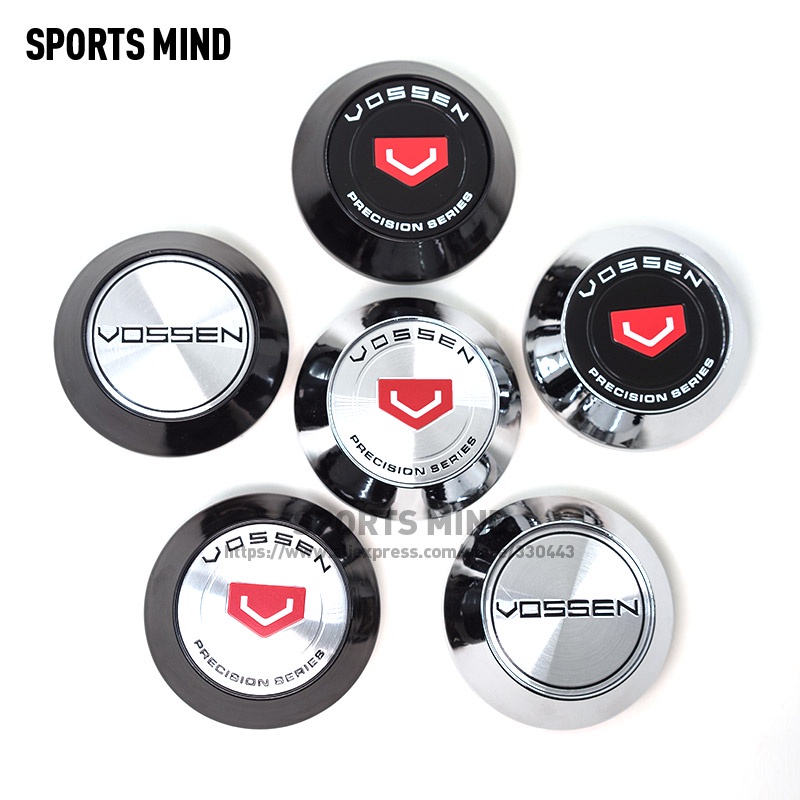 4 ชิ้น/ล็อต 65 มม.รถศูนย์ล้อ Hub Caps สําหรับ VOSSEN CE28 ขอบ TE37 โตเกียว Time Attack