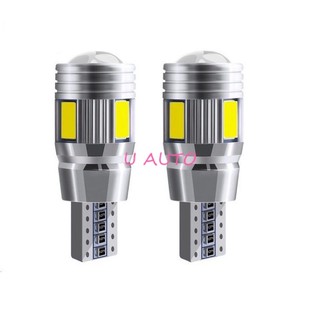 ไฟหรี่T10 ราคาโปรโมชั่น49฿/คู่หลอดไฟหรี่ LED ขั้ว T10 6 SMD ชิป 5630 หัวเลนส์