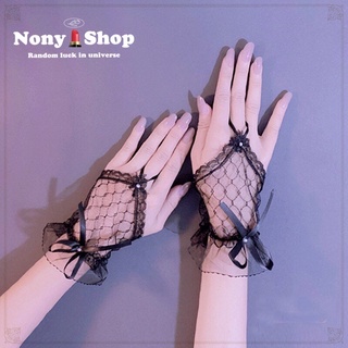 ถุงมือลูกไม้สุดหรู ถุงมือคอสเพลย์ มี2แบบ FF049 ถุงมือคอสเพลย์ พร้อมส่งจากไทย