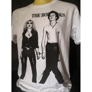 เสื้อวงนำเข้า Sid Nancy Sid Vicious Sex Pistols London Punk Rock Retro Style Vintage T-Shirt