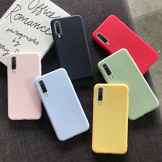 เคสโทรศัพท์ซิลิโคน TPU แบบนิ่มสีแคนดี้สําหรับ Samsung Galaxy A50 A70 A80 A30 A20e A10e A20 A10 A7 2018 A750