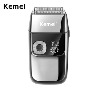 Kemei เครื่องโกนหนวดไฟฟ้า ฟอยล์ มัลติฟังก์ชั่น สําหรับผู้ชาย KM-2026 2028 TX1