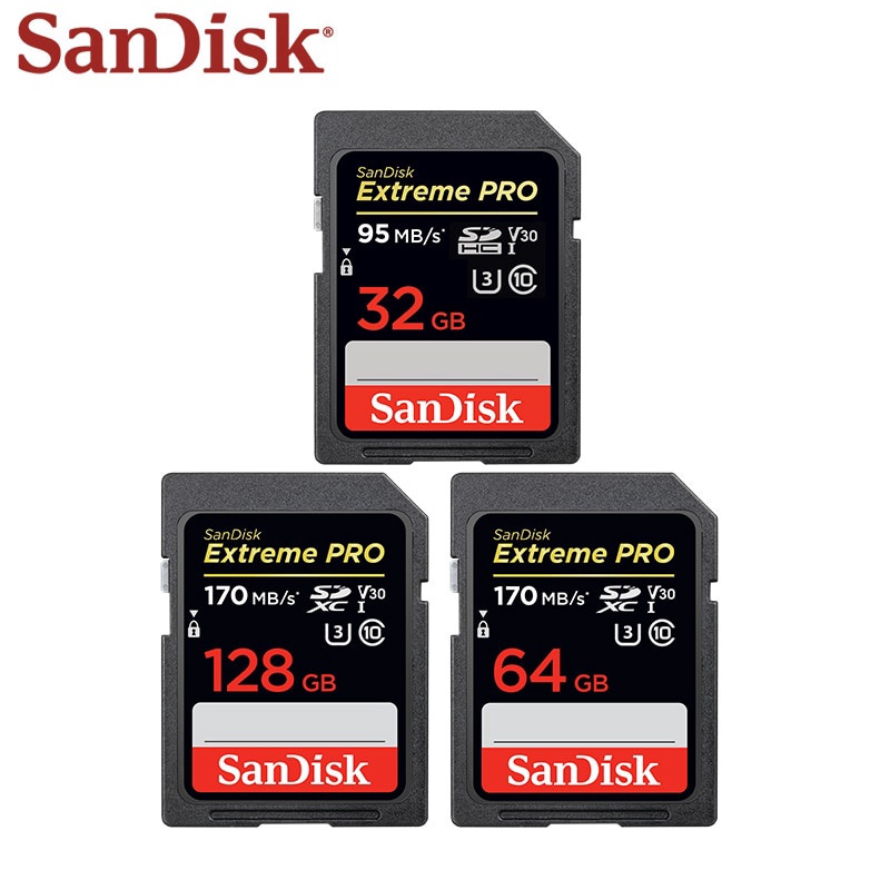 Memory Card SD Card 32GB 64GB 128GB SDHC SDXC UHSI Class 10 95M S U3