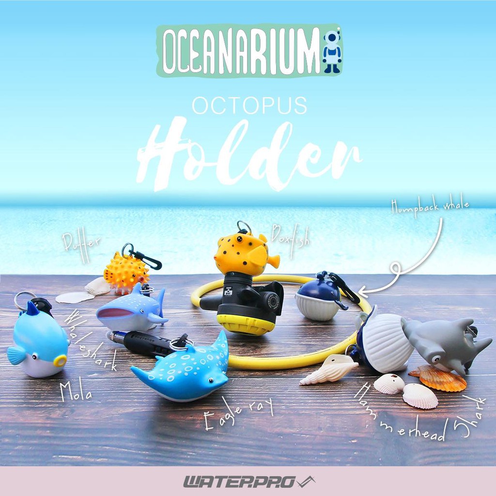 พวงกุญแจเก็บเมาท์พีซ – Oceanarium Octopus Holder แบรนด์ OCEANARIUM – ใช้สำหรับใส่Octopus