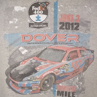 เสื้อยืด Usa รถแข่ง NASCAR ป้าย Gildan Honduras Size XL อก24/ยาว29.5