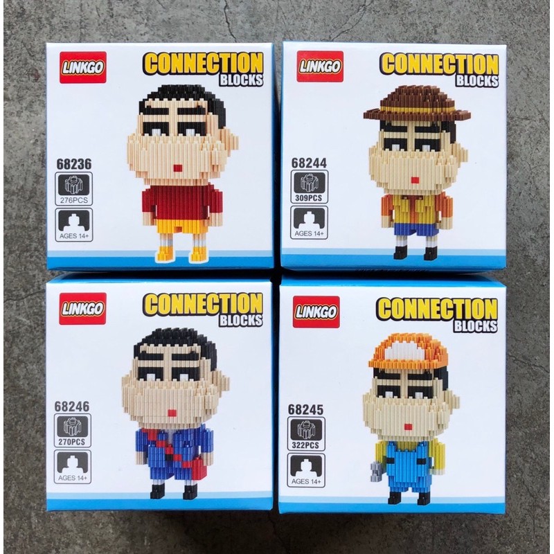 เลโก้นาโนแบบเฟืองไซส์ L - 68236, 68244-68246 Crayon Shinchan (แบบเฟือง)