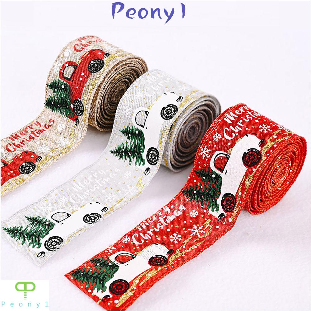 SEL Christmas Wrapping Ribbon Christmas Tree Trim Rope Artificial Bead ...