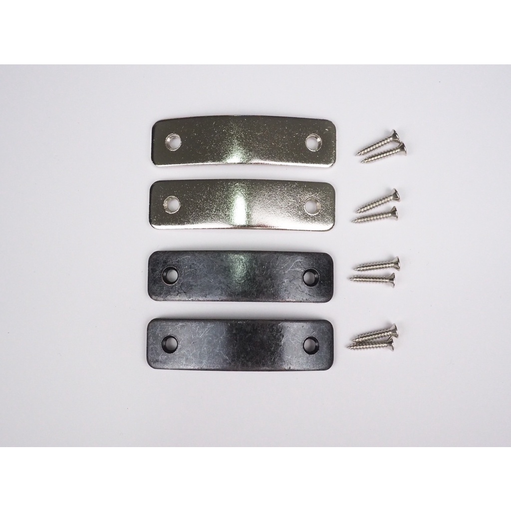 เหล็กชิดเท้า เหลี่ยม สีเงิน สำหรับรองเท้าตำรวจ ทหาร รองเท้าคอมแบต 1คู่ พร้อมน็อต เหล็กหนา ชิดเสียงดัง ราคาถูก พร้อมส่ง