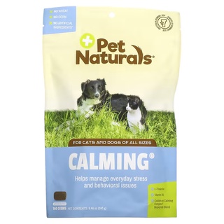 Pet Naturals of Vermont, Calming, For Dogs and Cats, 160 Chews, 8.46 oz (240 g)