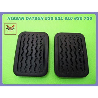 DATSUN 520 521 610 620 720 PICKOP UTE 251202528 year 1969-1985 BRAKE &amp; CLUTCH PEDAL RUBBER SET / ยางแป้นเบรก แป้นคลัทช์