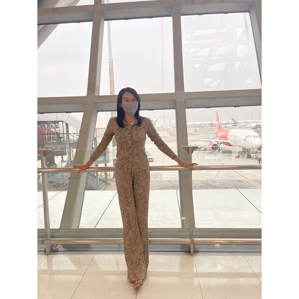 ชุดเซ็ท เสื้อ+กางเกง zara size m