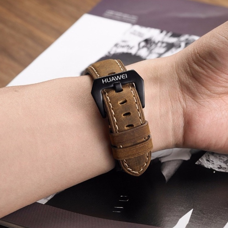 สําหรับ Huawei GT6/GT5/GT4/GT3 46 มม./GT2 46 มม./GT2 Pro/watch3/3pro/GT2e/GT สายหนัง Honor Magic2 46 มม.ธุรกิจ 22 มม.สายนาฬิกา