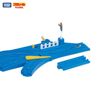 Takara Tomy อะไหล่ Plarail R-16 automatic point rail (with one 1/2 straight rail)