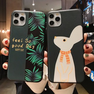 เคสโทรศัพท์มือถือ ซิลิโคนนิ่ม tpu ลายใบไม้ กระต่าย แฟชั่นฤดูร้อน สําหรับ Samsung Galaxy note 8 9 10 plus lite note20 ultra s8 s9 s10 s20 plus s21 s22 s23 ultra s20fe s21fe